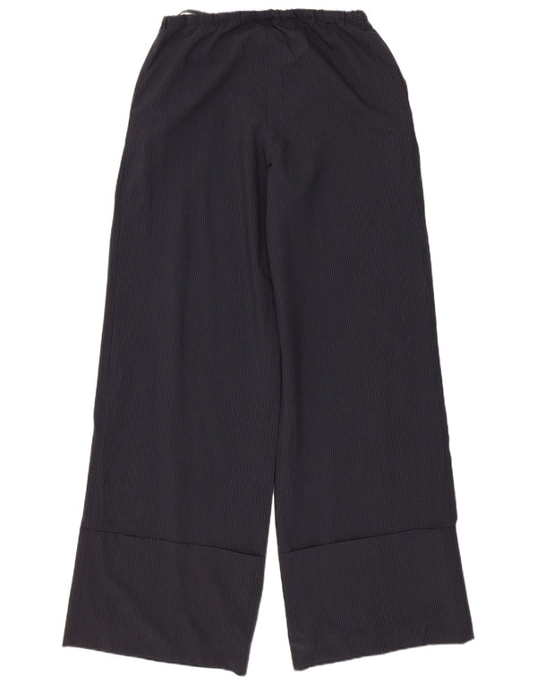 Pantaloni a gamba larga da donna Zara piccoli W26 L30 gessati grigi