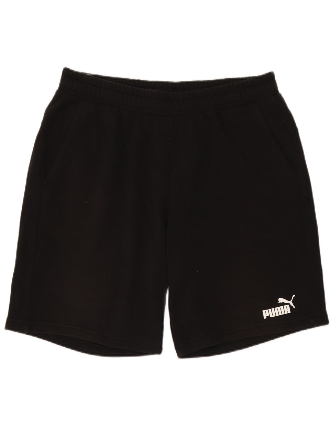Pantaloncini sportivi da uomo Puma XL in cotone nero