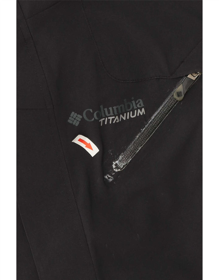 Giacca a vento Columbia da uomo in titanio UK 38 nylon nero medio