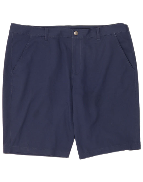 Pantaloncini chino da uomo Puma W38 XL poliestere blu navy