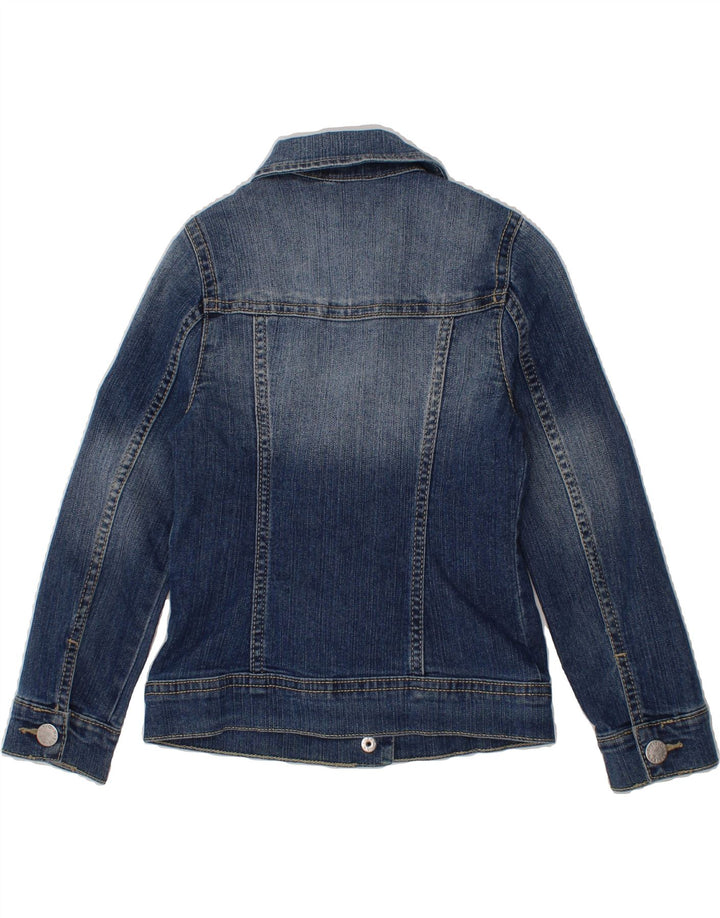 BENETTON Girls Denim Jacket 2-3 Years Blue Vintage Benetton and Second-Hand Benetton from Messina Hembry 