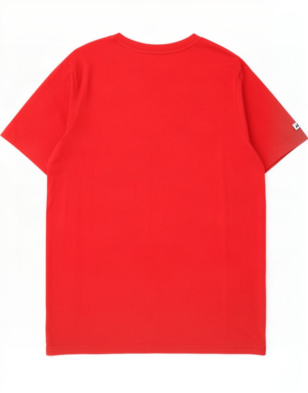 T-shirt uomo Kappa Top Large rossa in cotone
