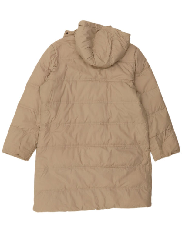 Cappotto imbottito con cappuccio da donna Fila UK 16 Large Beige Poliestere