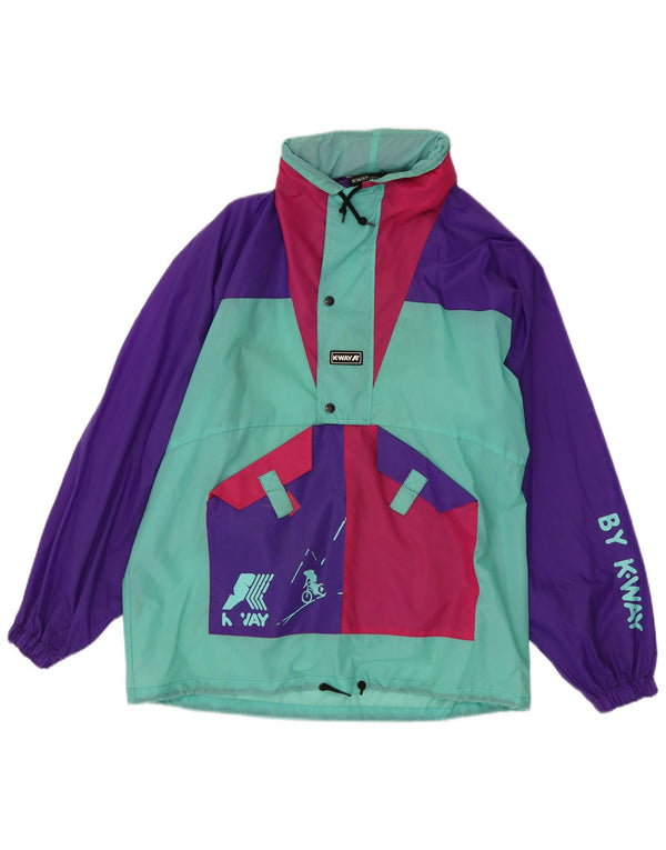 Giacca antipioggia grafica da uomo K-Way UK 38 Medium multicolore Colourblock