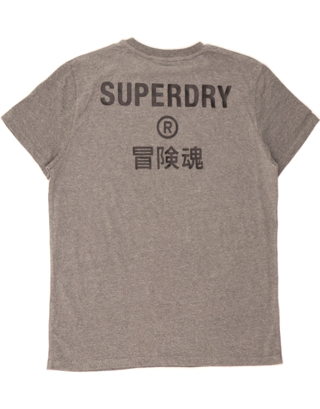 SUPERDRY Mens Graphic T-Shirt Top XL Grey Cotton Vintage Superdry and Second-Hand Superdry from Messina Hembry 