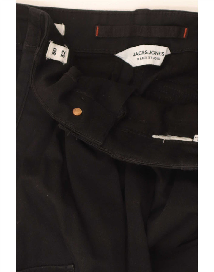 Pantaloni cargo da jogging da uomo Jack & Jones W30 L32 neri