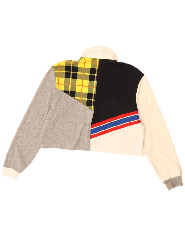 Polo da rugby corta oversize da donna NIKE UK 10 piccola multicolore