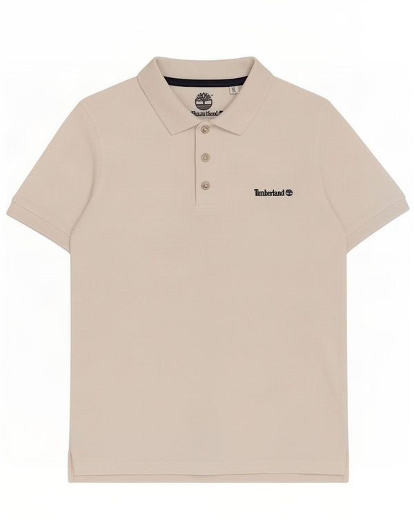Polo Timberland da bambino 13-14 anni in cotone bianco