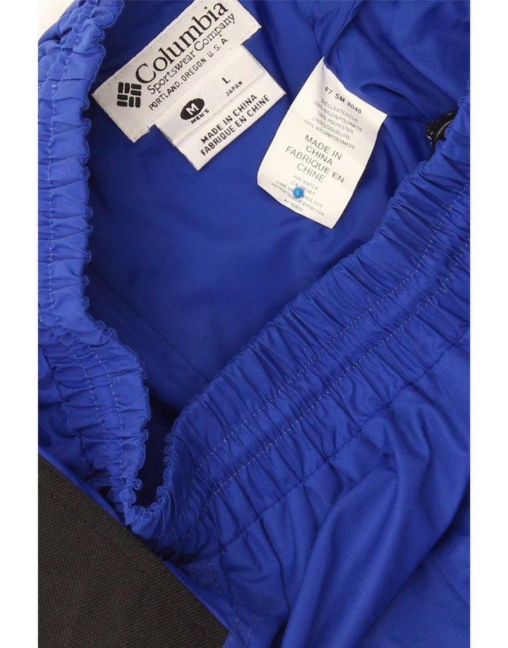 Pantaloni da sci da uomo Columbia in nylon color block blu medio