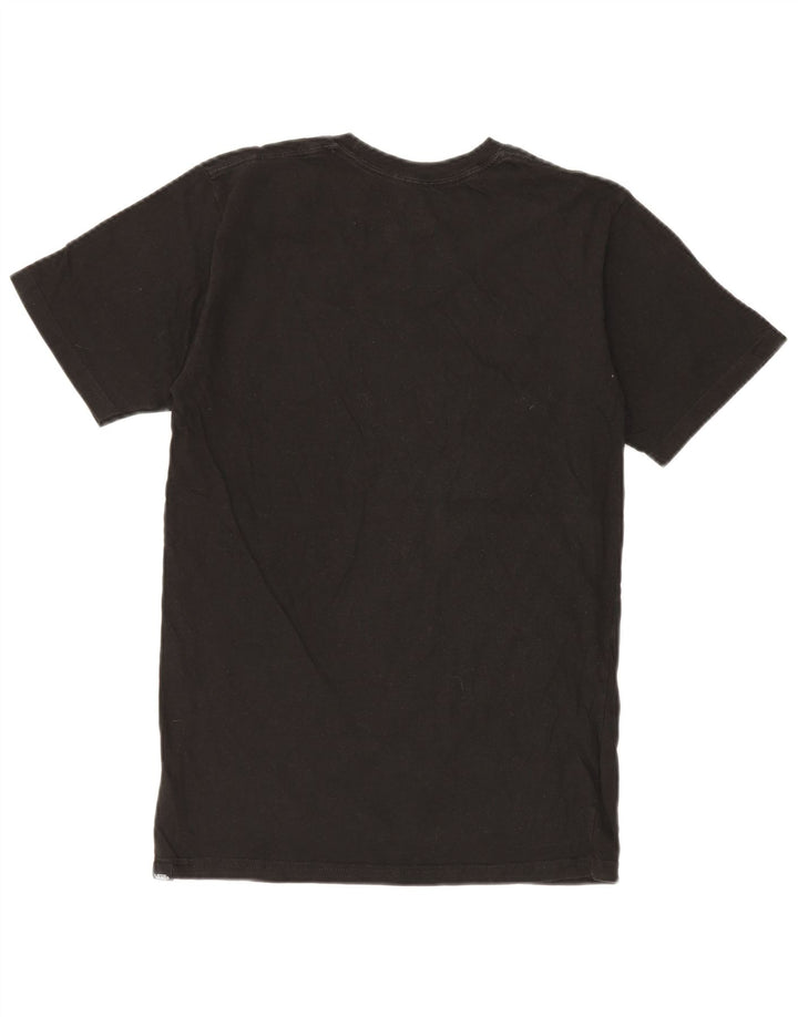 T-shirt grafica personalizzata da uomo Vans Top Small in cotone nero