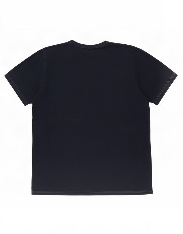 Adidas Mens Graphic T-Shirt Top XL Navy Blue Cotton
