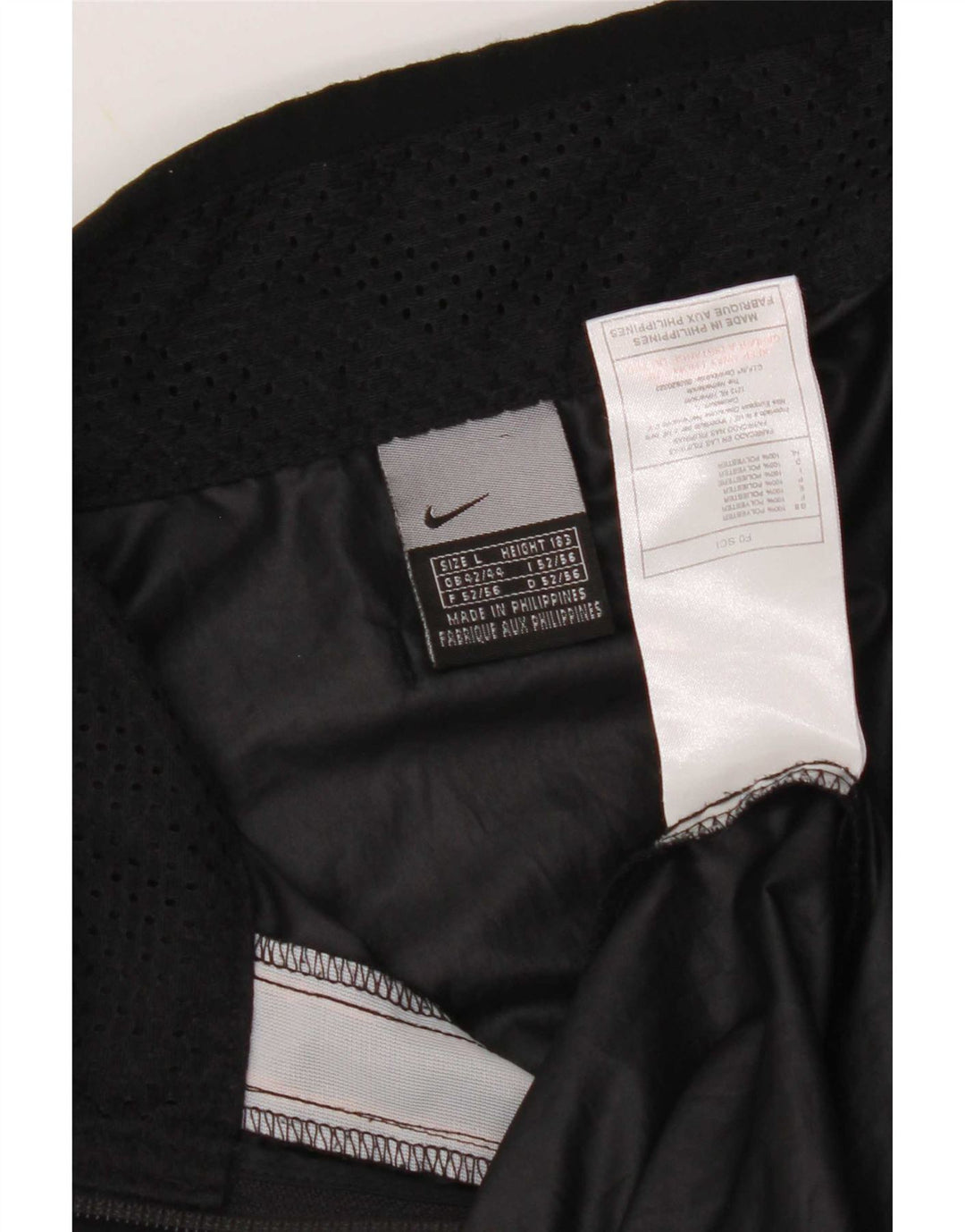 Giacca da ginnastica da uomo Nike Pullover UK 42/44 Large Nero Poliestere