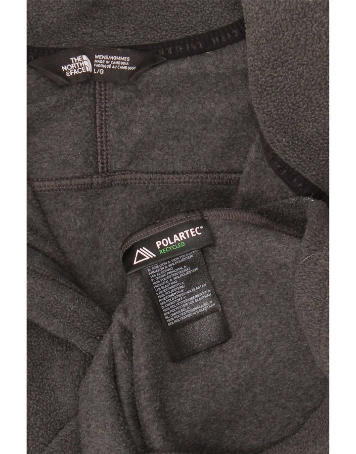 Giacca in pile da uomo The North Face UK 40 Large Grigio Colourblock Poliestere