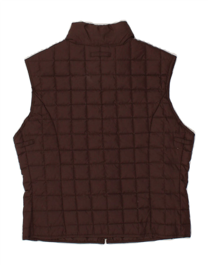 BEST COMPANY Womens Crop Quilted Gilet IT 42 Medium Brown Nylon Vintage Best Company and Second-Hand Best Company from Messina Hembry 