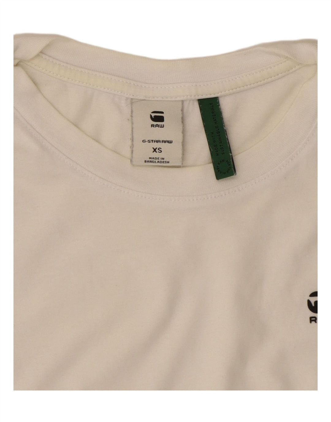 Maglietta da donna G-STAR Top UK 6 XS bianca