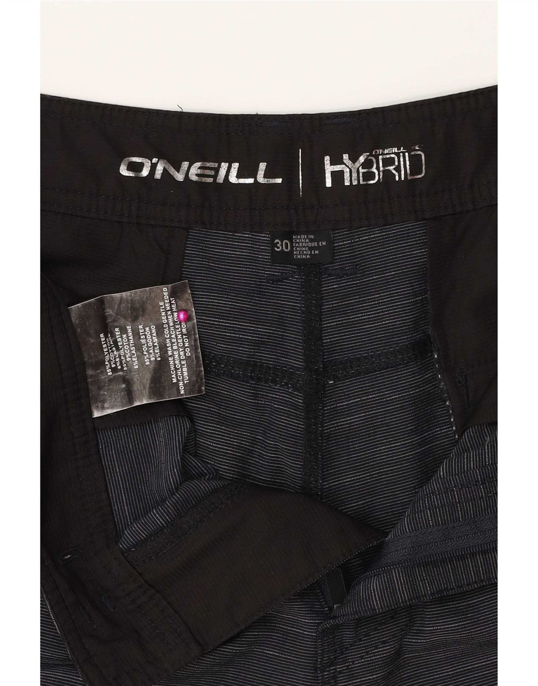 Pantaloncini chino da uomo O'Neill W30 poliestere grigio medio