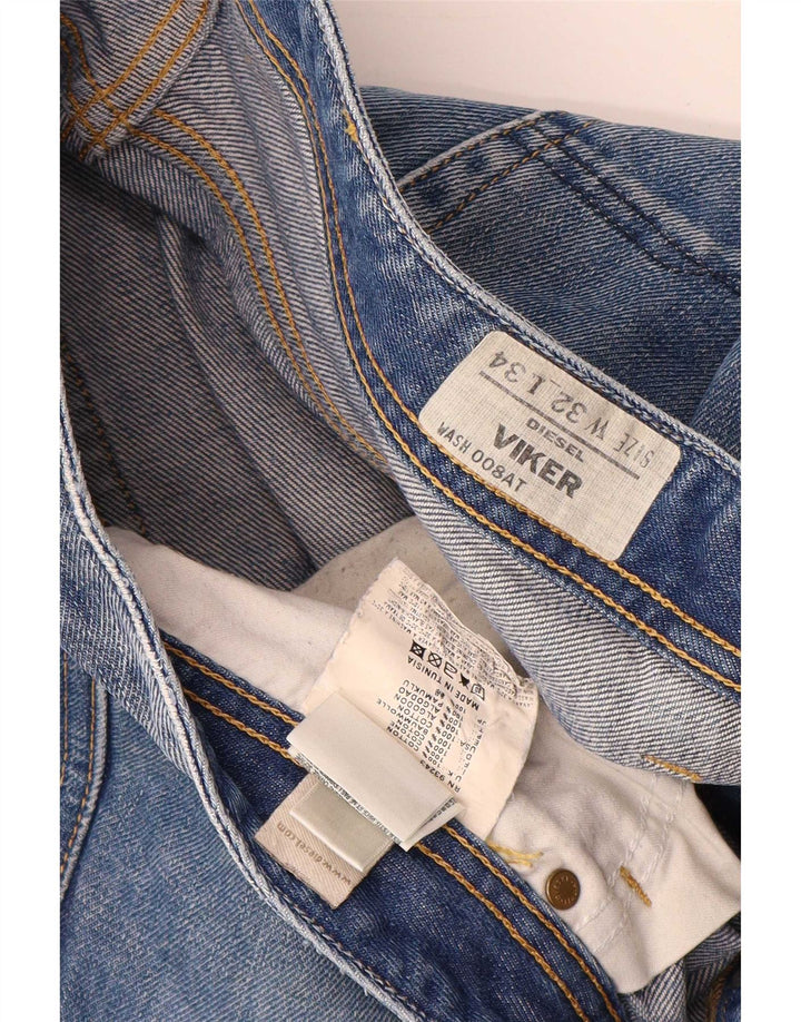 Diesel Jeans dritti Viking da uomo W32 L34 cotone blu