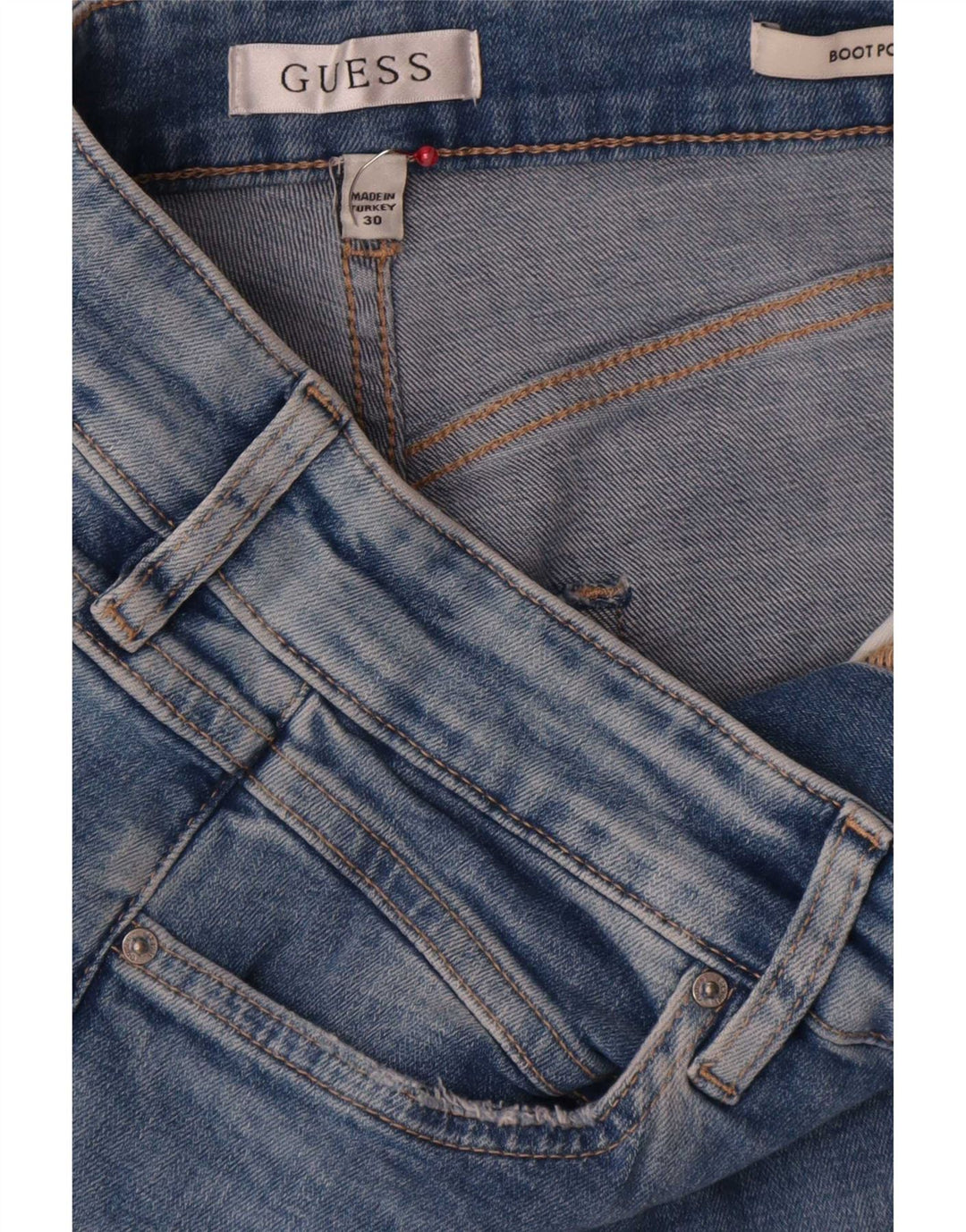 Jeans Bootcut da donna Guess W30 L30 cotone blu