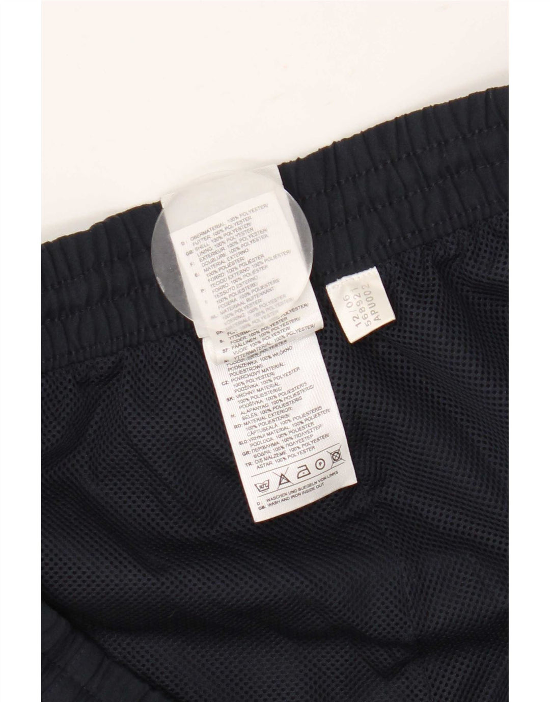 Pantaloncini sportivi da uomo Adidas XL blu navy in poliestere