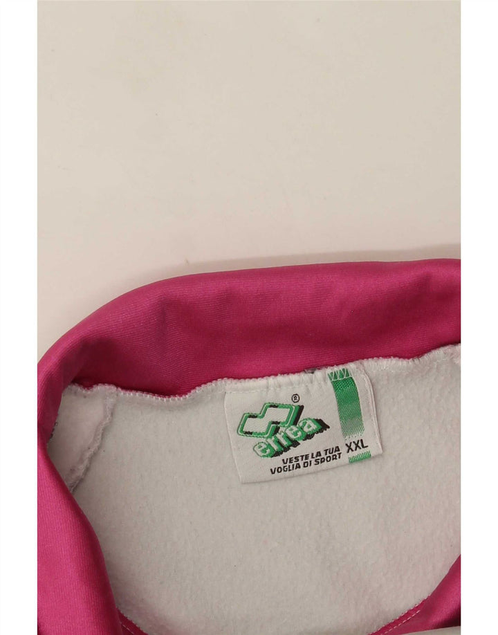Giacca da ginnastica grafica da uomo Errea 2XL Colorblock grigio