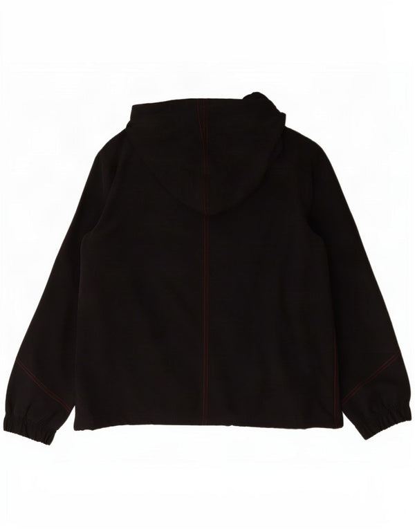Giacca antipioggia con cappuccio da donna Reebok UK 14 Large Nero Poliestere