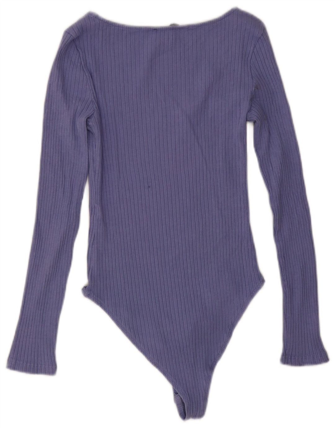 Body a maniche lunghe da donna Zara UK 12 viola medio