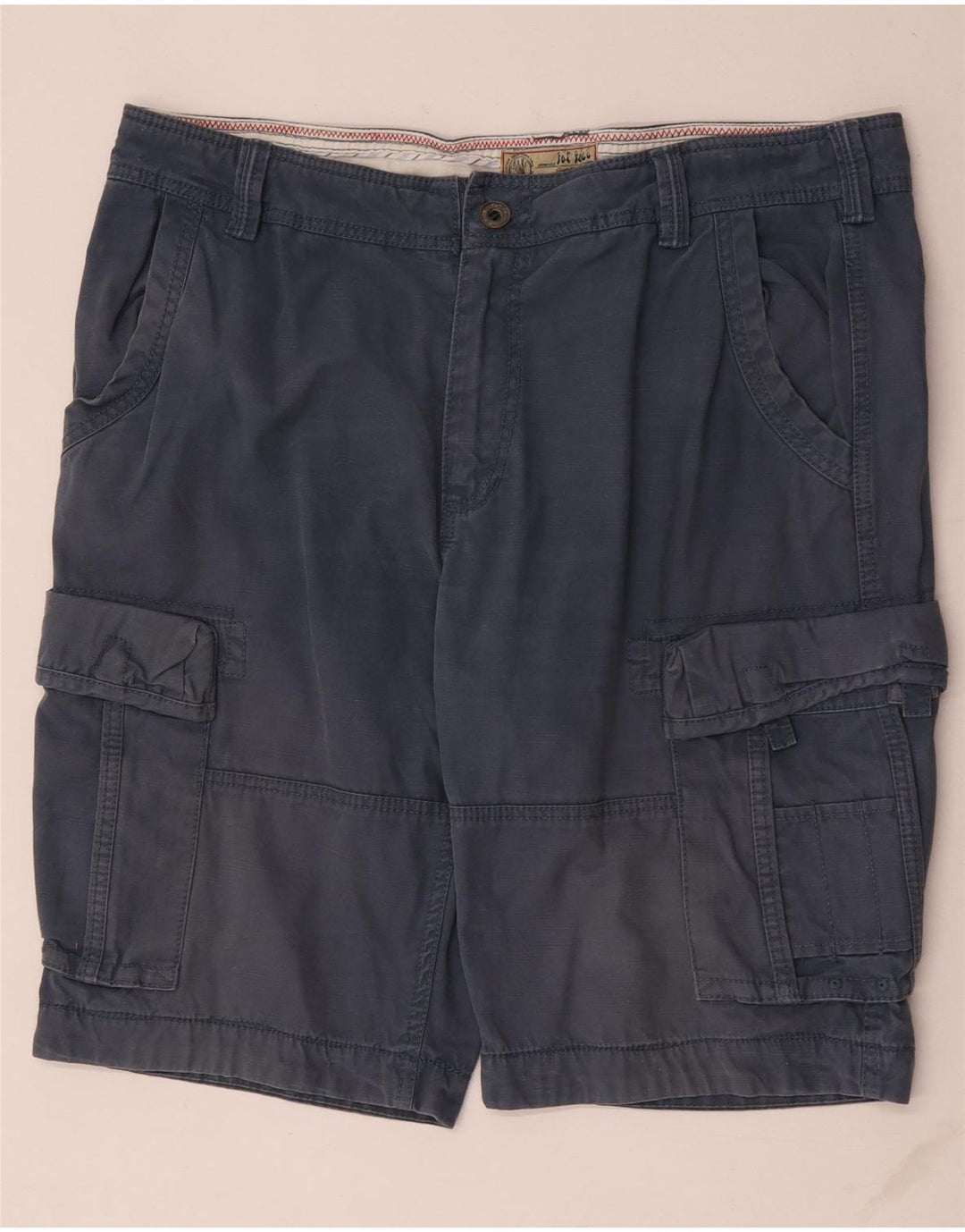 Pantaloncini cargo da uomo Fat Face W38 XL in cotone blu navy