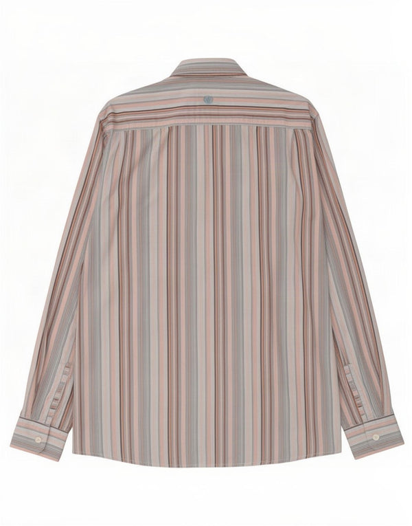 Camicia da uomo Fat Face XL in cotone a righe multicolore