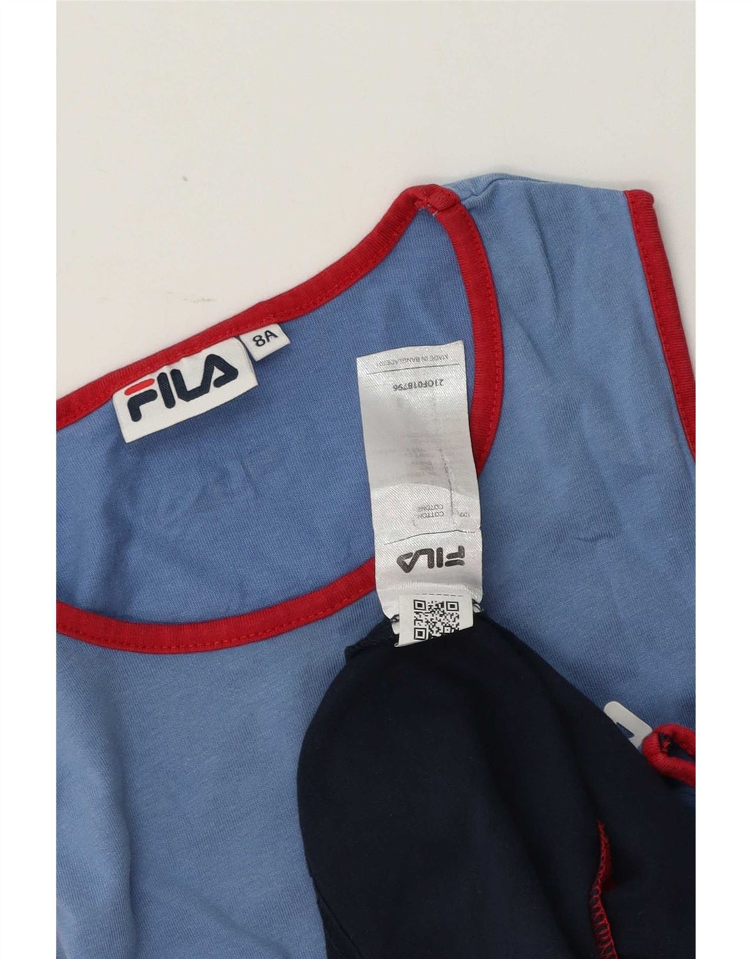 Canotta Fila da bambino, 7-8 anni, multicolore, color block