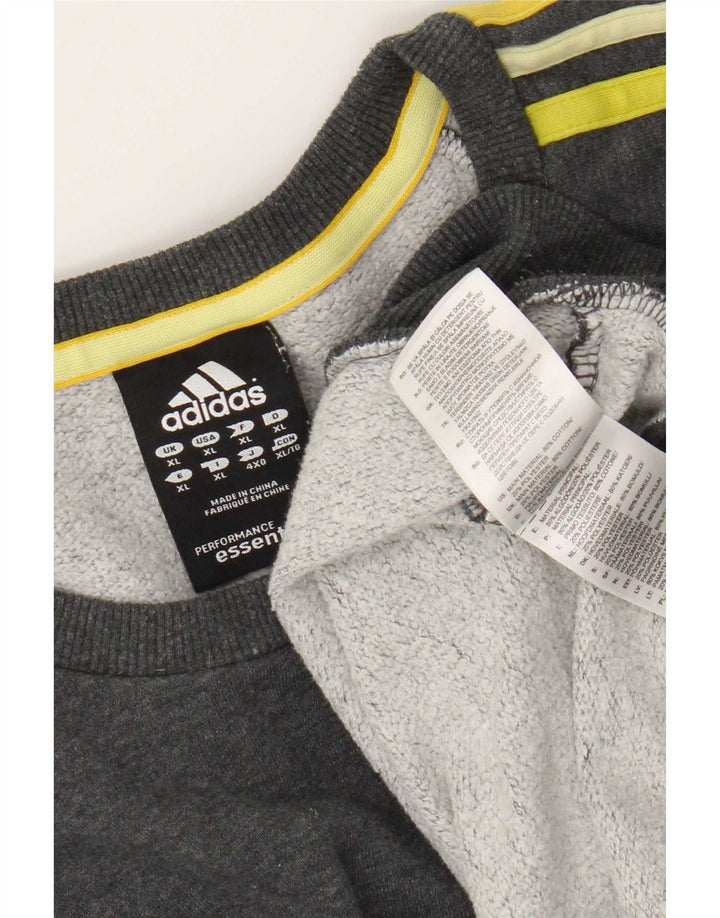 Felpa Adidas Uomo Maglione XL Grigio Cotone