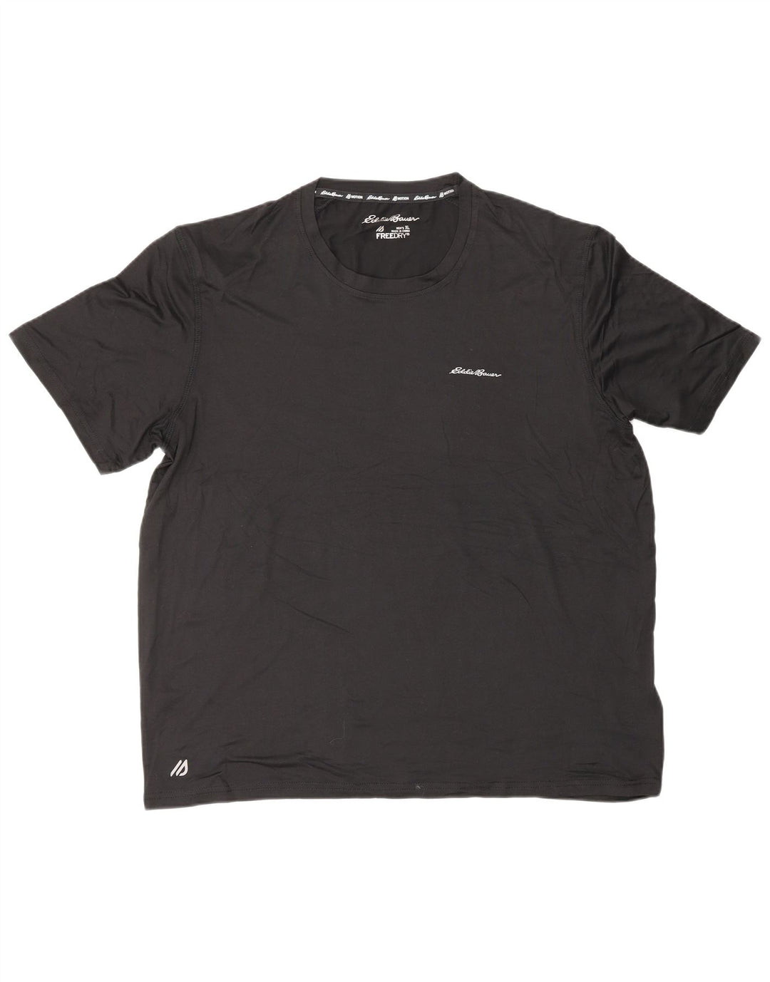 T-shirt da uomo EDDIE BAUER Top XL poliestere nero