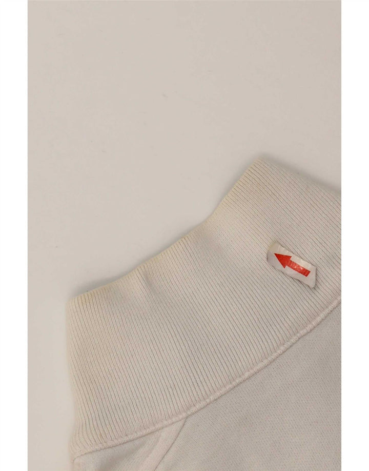 Giacca da tuta da uomo Champion in cotone color block bianco medio