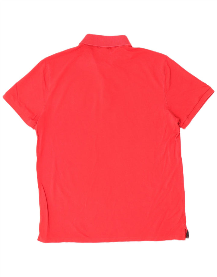 Polo Hugo Boss da uomo vestibilità regolare 2XL cotone rosso