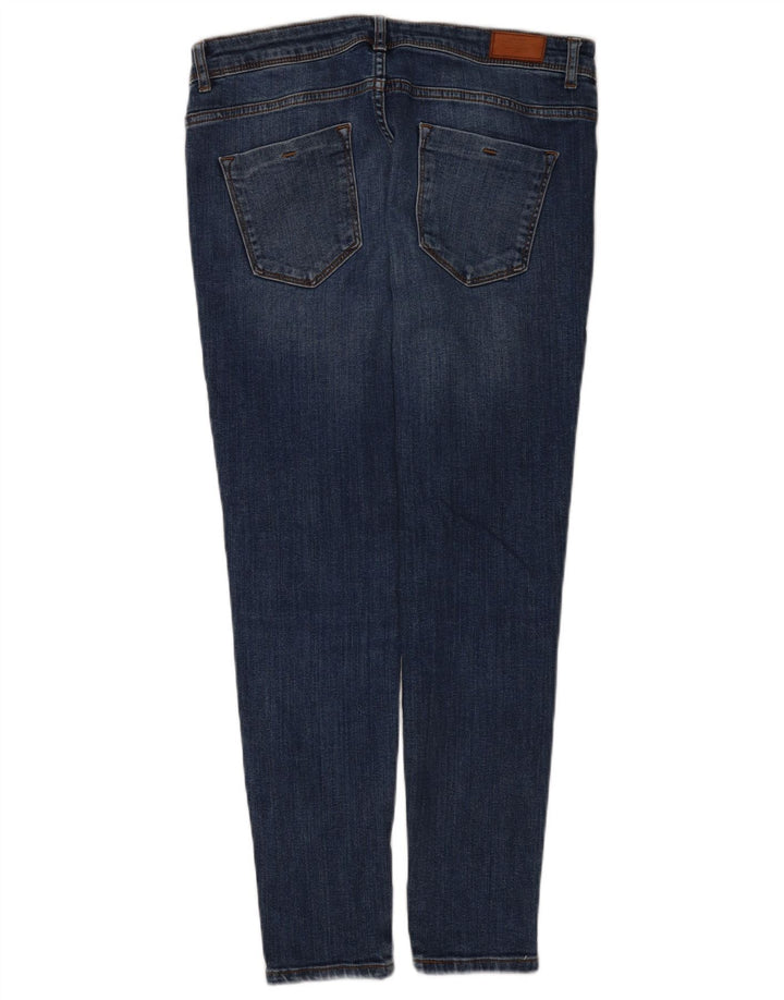 Jeans slim da donna Zara EU 42 Large W32 L28 Blu