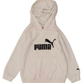PUMA Boys Graphic Hoodie Jumper 3-4 Years White Cotton Vintage Puma and Second-Hand Puma from Messina Hembry 