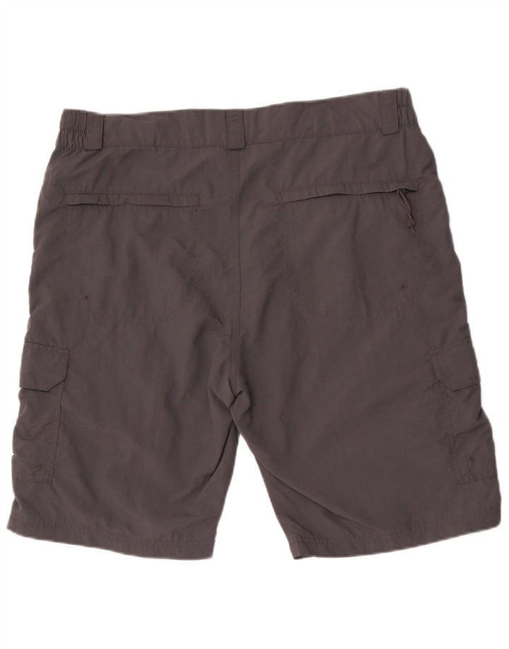 Pantaloncini cargo da uomo Mountain Warehouse W34 Large in nylon grigio