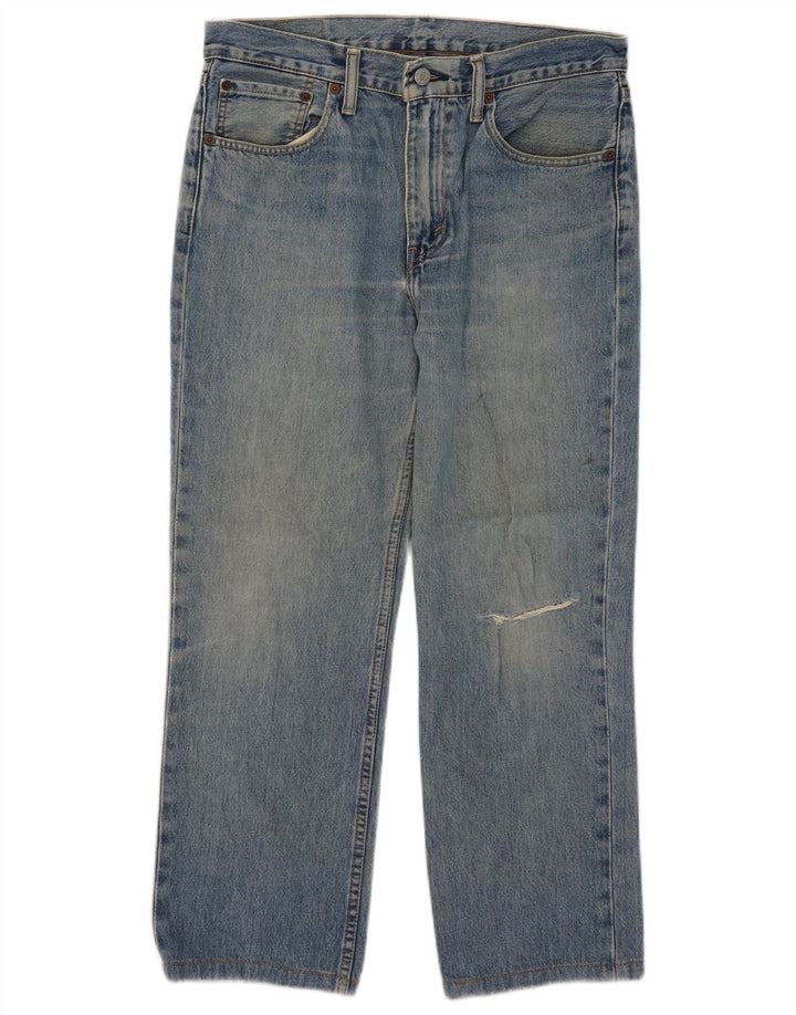 Levi's Uomo 516 Slim Jeans dritti W32 L26 Cotone Blu