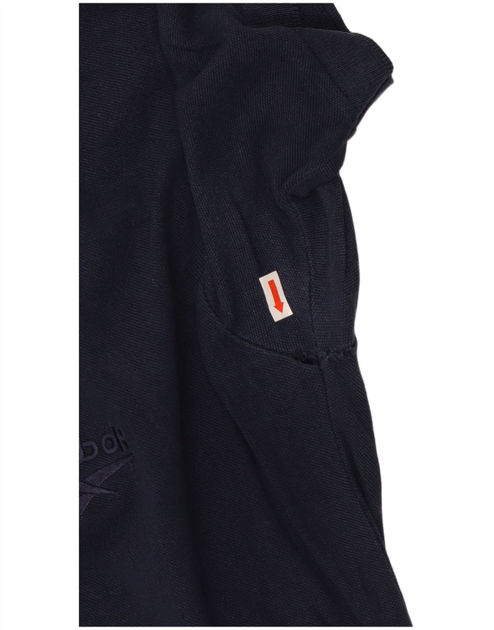 Polo REEBOK da uomo grande blu navy