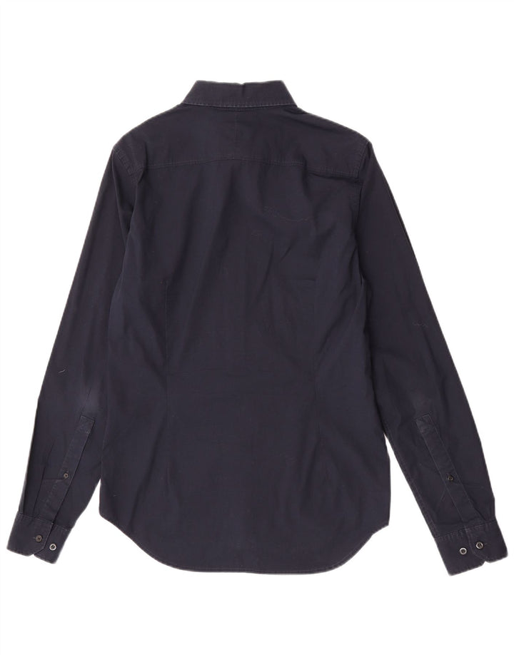 Camicia da uomo G-Star piccola blu navy