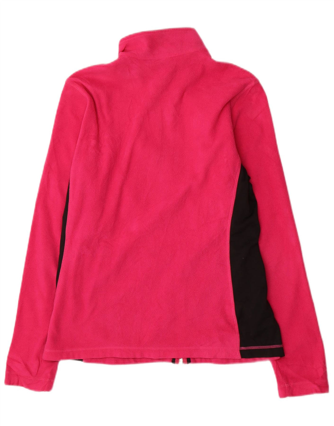 Giacca in pile Reebok da donna UK 10 Small Rosa Poliestere color block