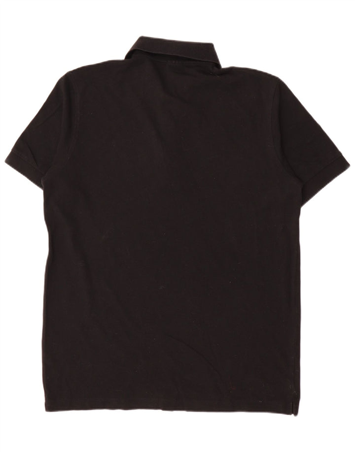 Polo da uomo Hugo Boss in cotone nero medio