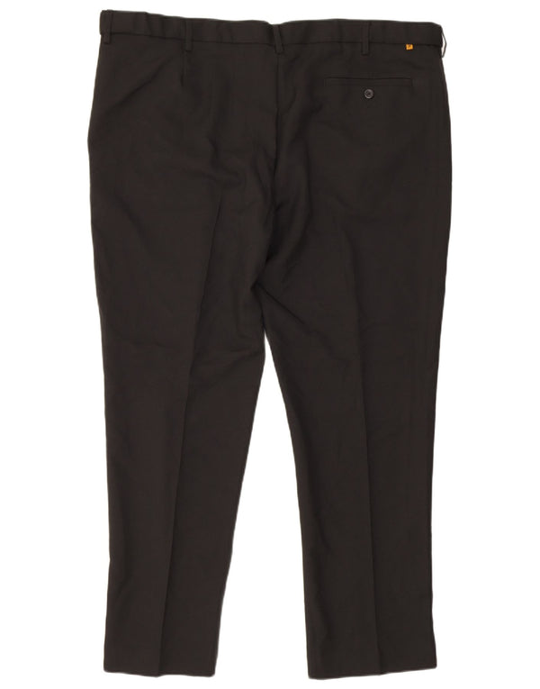 Pantaloni chino classici slim da uomo Farah W44 L29 poliestere nero