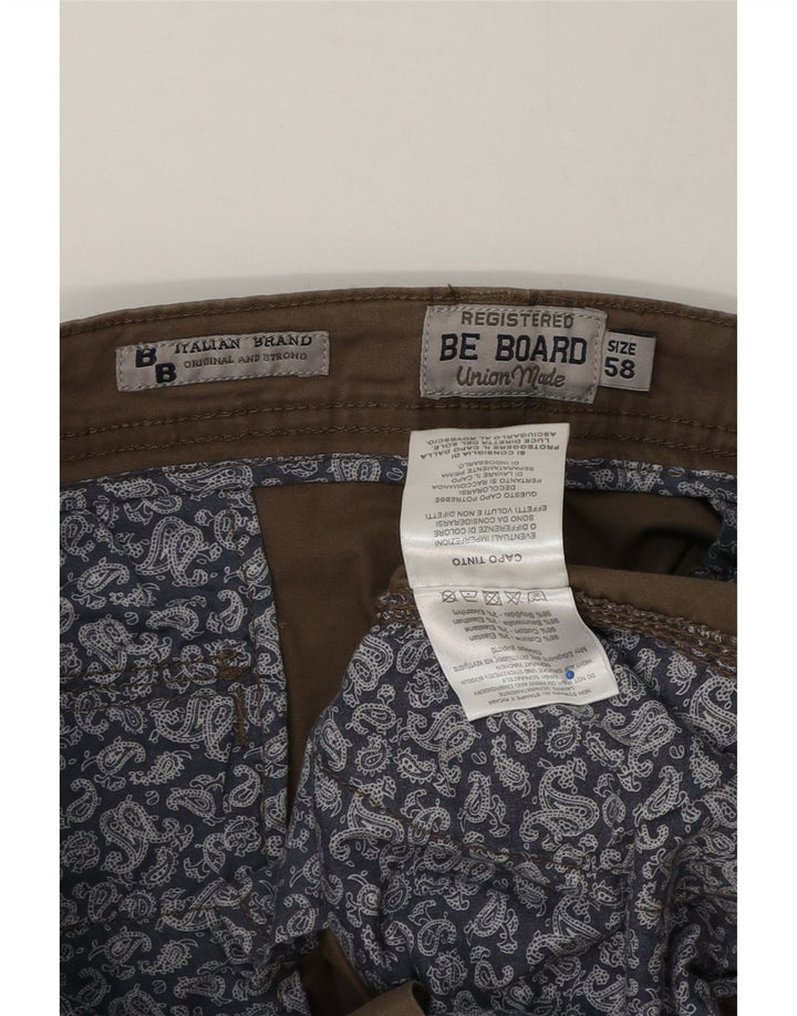 Pantaloncini cargo vintage da uomo W40 XL in cotone marrone