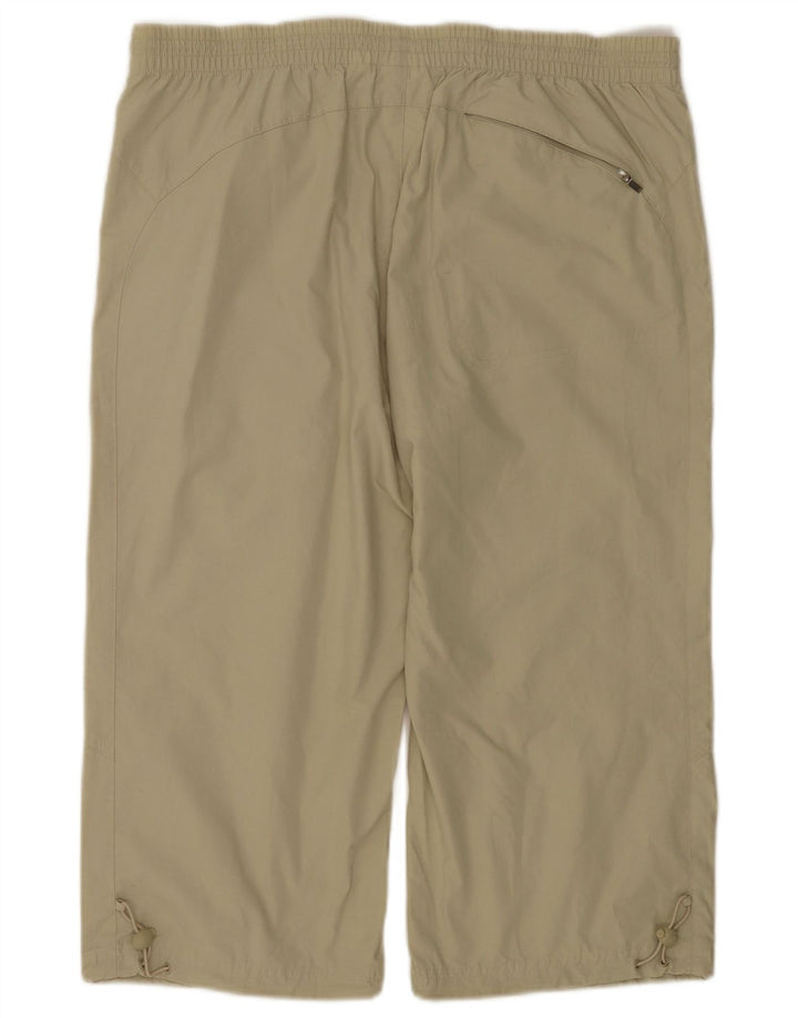 Pantaloni da tuta Adidas Capri da uomo, poliestere medio kaki