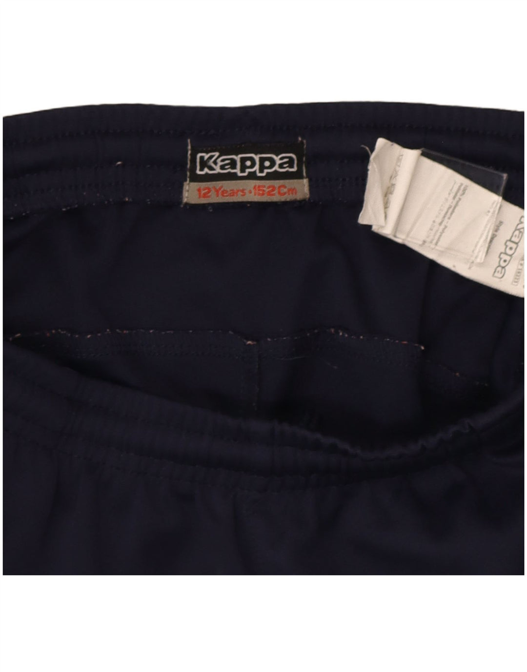 Pantaloni da tuta con grafica Kappa per ragazzi 11-12 anni in poliestere blu navy