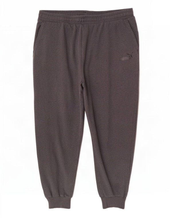 Puma Mens Tracksuit Trousers Joggers 3XL Grey Cotton