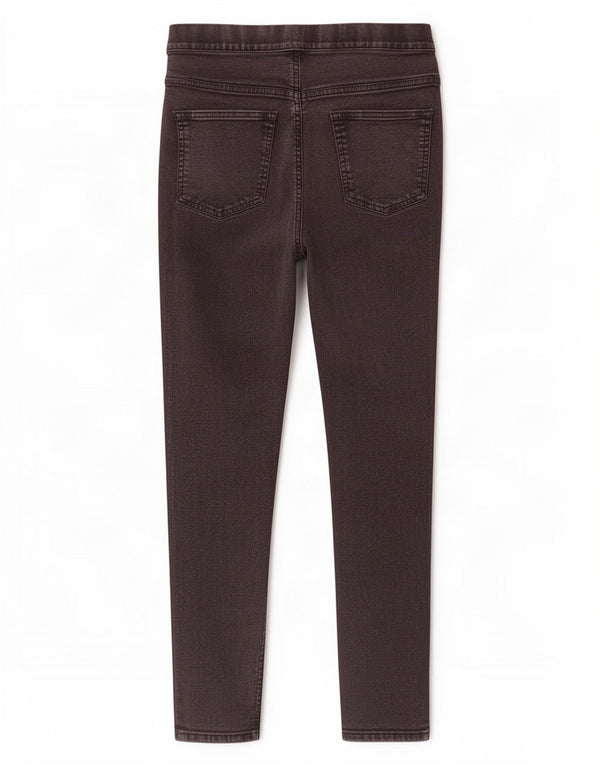 Jeans Jeggings da donna Marks & Spencer UK 10 piccoli W26 L26 cotone nero