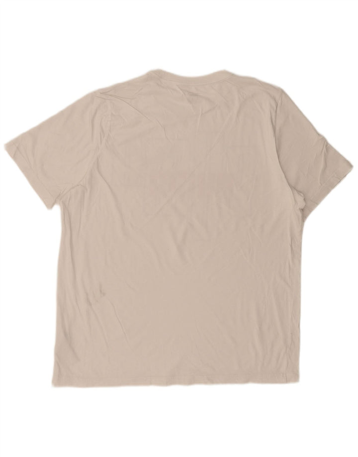 T-shirt grafica da uomo Puma Top XL in cotone bianco