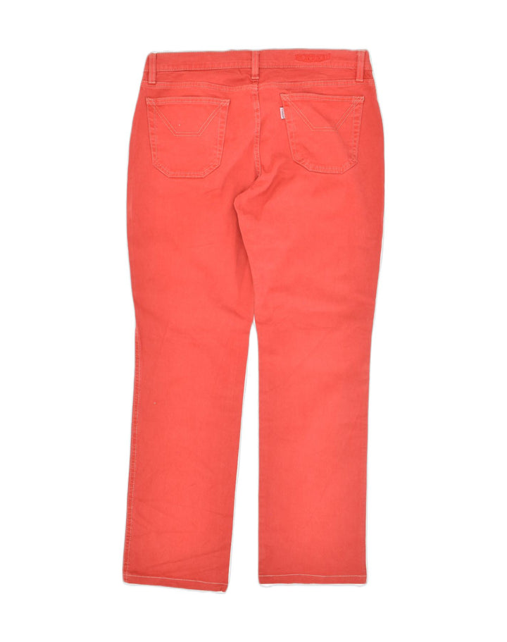 JECKERSON Womens Straight Jeans W34 L30 Red Cotton | Vintage Jeckerson | Thrift | Second-Hand Jeckerson | Used Clothing | Messina Hembry 