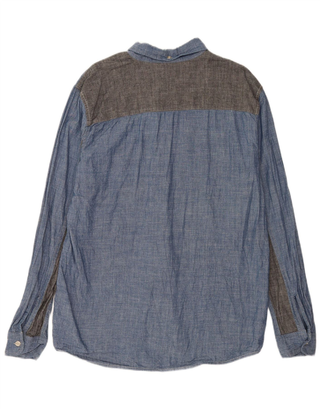 Camicia da uomo Carhartt XL in cotone color block blu